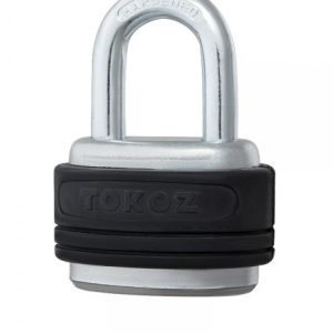 Фото 5 - Замок висячий TOKOZ EXTREME_PRO PRO T02 3KEY BLACK Sleeve_3BT R_shackle 32мм 9мм BOX.