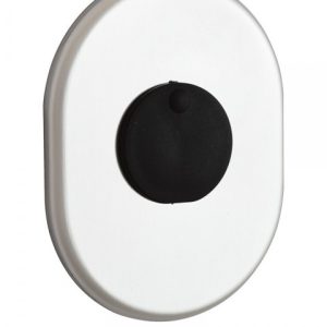 Фото 7 - Щиток DISEC KT088 MATRIX OVAL Нікель_сатин S з шторкою.