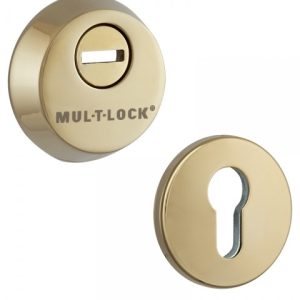 Фото 4 - Протектор MUL-T-LOCK SL3 DIN ROUND 14,5 мм 58-63мм Латунь полірована 3клас SHINY BRASS Комплект, М8х75.