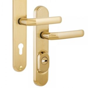 Фото 8 - Фурнітура захисна ROSTEX DECOR R mov-mov DIN PLATE 90мм Титан_PVD_мат 23мм 38-45мм 4клас Baryt TI_MAT Комплект.