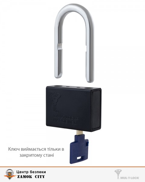 Замок висячий MUL-T-LOCK M10/C1 MTL600 223G 2KEY DND3D_BLUE_INS NR_shackle 30мм 9,5мм-фото-8 Фото 8 - Замок висячий MUL-T-LOCK M10/C1 MTL600 223G 2KEY DND3D_BLUE_INS NR_shackle 30мм 9,5мм.