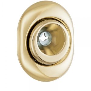 Фото 10 - Протектор MUL-T-LOCK A625 OMEGA OVAL 25мм 40-50мм Латунь PVD 3клас BRIGHT BRASS PVD Зовнішній.
