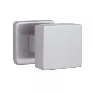 Фото 15 - Ручка дверна ROSTEX DESIGN H53 fix SQUARE Нерж.сталь_мат наскрізь Design NEREZ_MAT Половинка, шток 80мм.