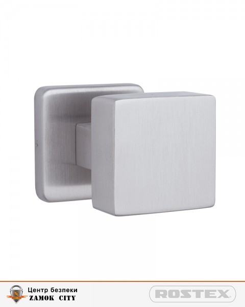 Ручка дверна ROSTEX DESIGN H53 fix SQUARE Нерж.сталь_мат наскрізь Design NEREZ_MAT Половинка, шток 80мм-фото-2 Фото 2 - Ручка дверна ROSTEX DESIGN H53 fix SQUARE Нерж.сталь_мат наскрізь Design NEREZ_MAT Половинка, шток 80мм.