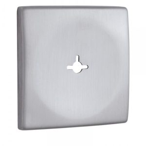 Фото 21 - Щиток DISEC KT3823 OMEGA SQUARE Нерж.сталь_мат IT Без шторки.