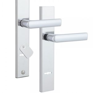 Фото 8 - Фурнітура захисна ROSTEX 807 R mov-mov LEVER_KEY PLATE 85мм Хром_полірований 71-85мм 3клас 804 CR Комплект.