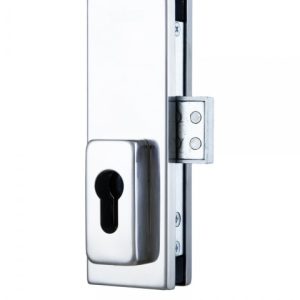 Фото 5 - Замок накладний RYOBI 1-WAY DIN RP-111 CR для скляних дверей.