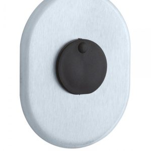 Фото 7 - Щиток DISEC KT2140 OMEGA OVAL Хром_мат T з шторкою.