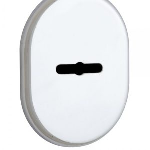 Фото 8 - Щиток DISEC KT090 MATRIX OVAL Хром_полірований C з прихованою шторкою.
