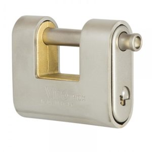Фото 9 - Замок висячий VIRO PANZER_ST.STEEL_VR 4117.X 3KEY 20мм SLID_shackle 12мм key profile patented.