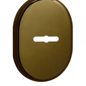 Фото 11 - Щиток DISEC KT090 MATRIX OVAL Бронза_PVD B з прихованою шторкою.