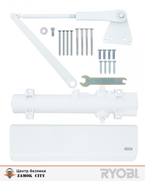Дотягувач накладний RYOBI 4550 DS-4550P WHITE BC/DA PRL_HO_ARM EN_2-7+ До_200кг 1400мм-фото-8 Фото 8 - Дотягувач накладний RYOBI 4550 DS-4550P WHITE BC/DA PRL_HO_ARM EN_2-7+ До_200кг 1400мм.