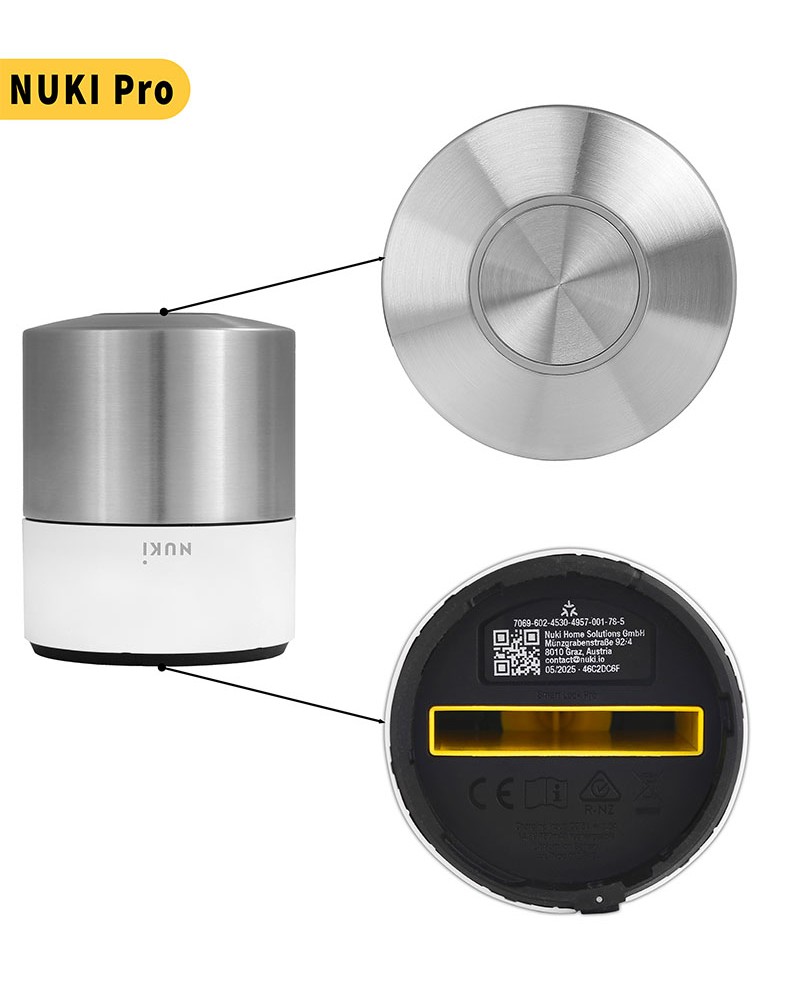 Електронний контролер NUKI Smart Lock 5.0 Pro сріблястий-фото-7 Фото 7 - Електронний контролер NUKI Smart Lock 5.0 Pro сріблястий.