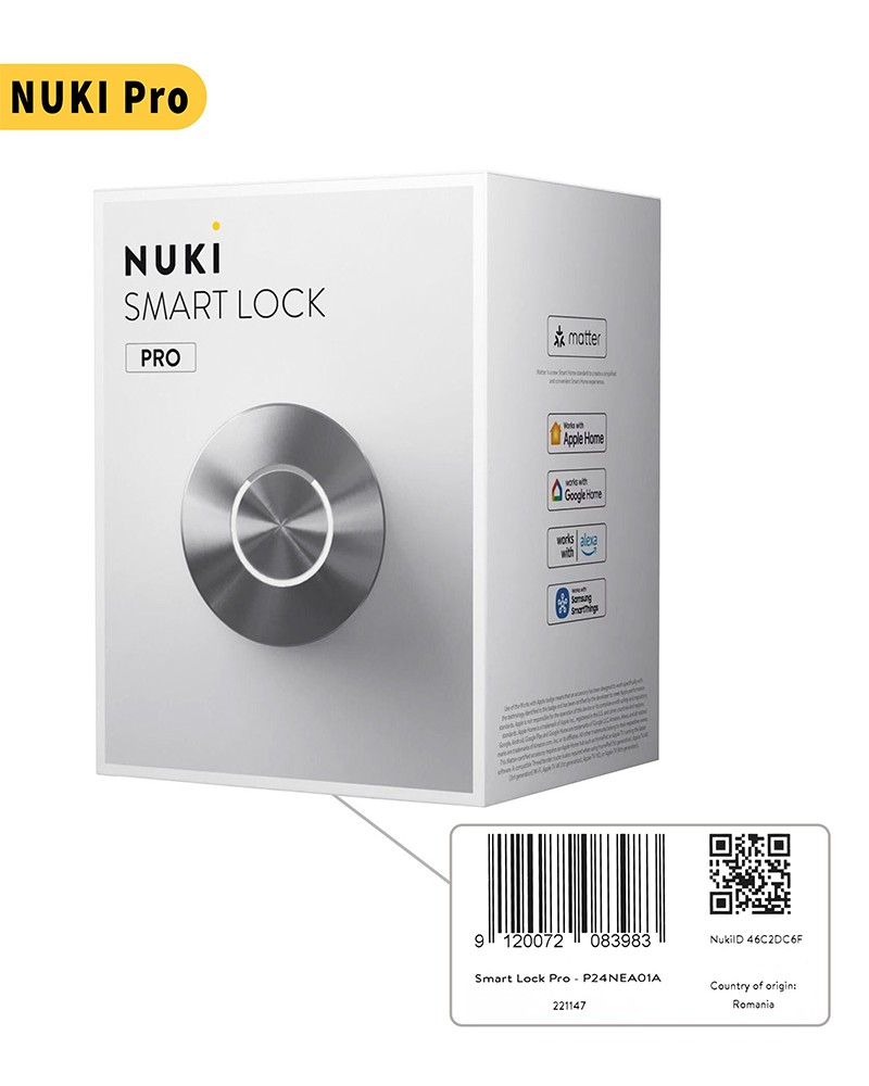 Електронний контролер NUKI Smart Lock 5.0 Pro сріблястий-фото-11 Фото 11 - Електронний контролер NUKI Smart Lock 5.0 Pro сріблястий.